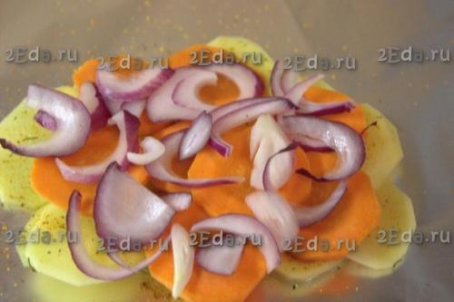 Куриное Филе с овощами в фольге в духовке. 03
