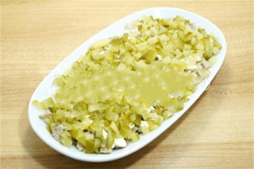 Салат бусы на снегу. 05 Салат бусы на снегу. 05