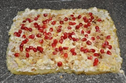 Салат Новогодняя Хлопушка. 03