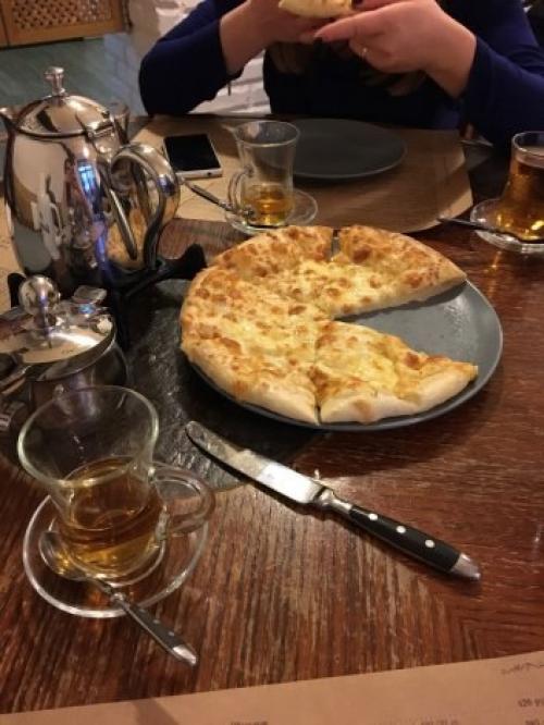 Хачапури по-мегрельски (в духовке) с сыром за 20 минут. 01 Хачапури по-мегрельски (в духовке) с сыром за 20 минут. 01