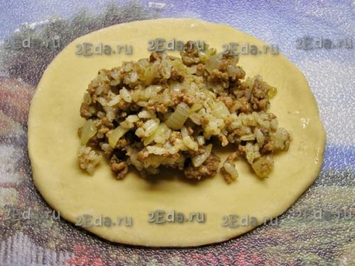 Жареные пирожки с мясом и рисом. 05 Жареные пирожки с мясом и рисом. 05