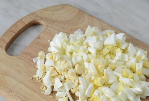 Салат с тунцом, картофелем и морковью. 03
