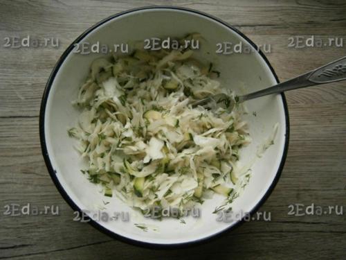 Салат с капустой и яблочным уксусом. 02