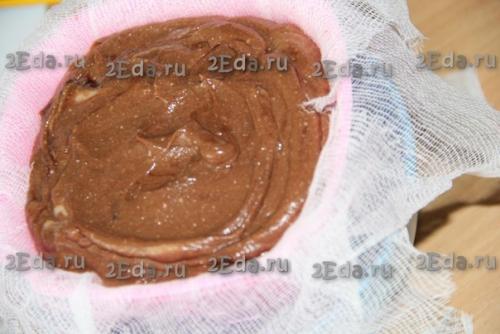 Рецепт творожной пасхи Три Шоколада без яиц. 07