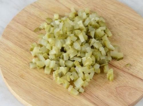 Салат с тунцом, картофелем и морковью. 01