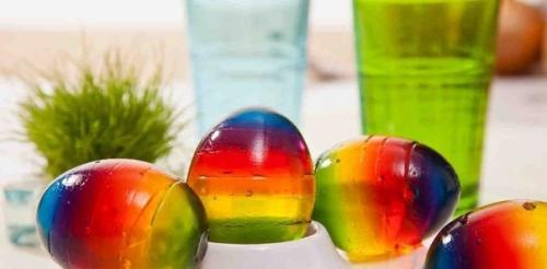 Пасхальные яйца желе. 01