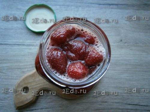 Рецепт варенья из клубники Пятиминутка. 04 Рецепт варенья из клубники Пятиминутка. 04