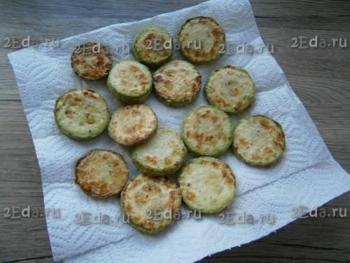 Жареные кабачки с сыром и чесноком. 02 Жареные кабачки с сыром и чесноком. 02