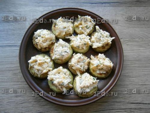 Жареные кабачки с сыром и чесноком. 04 Жареные кабачки с сыром и чесноком. 04