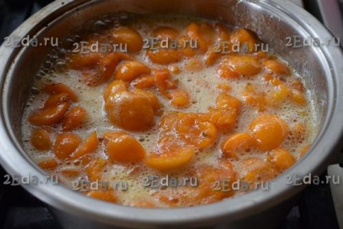 Рецепт абрикосового варенья без косточек на зиму. 03 Рецепт абрикосового варенья без косточек на зиму. 03