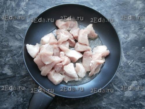 Свинина, тушёная с кабачками и помидорами. 01