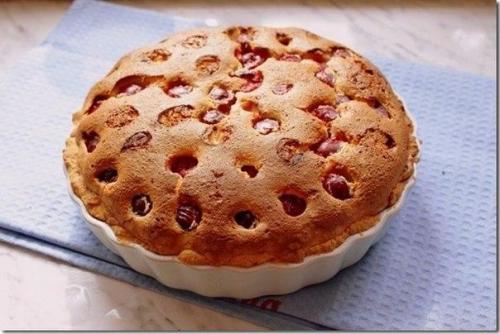 Творожный пирог с вишней. 08 Творожный пирог с вишней. 08