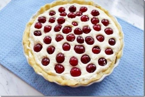 Творожный пирог с вишней. 07 Творожный пирог с вишней. 07