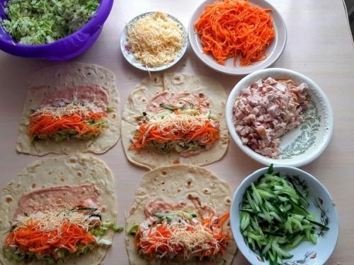 Мини - шаурма.  Отличный рецепт приготовления наивкуснейшей мини - шаурмы. 03