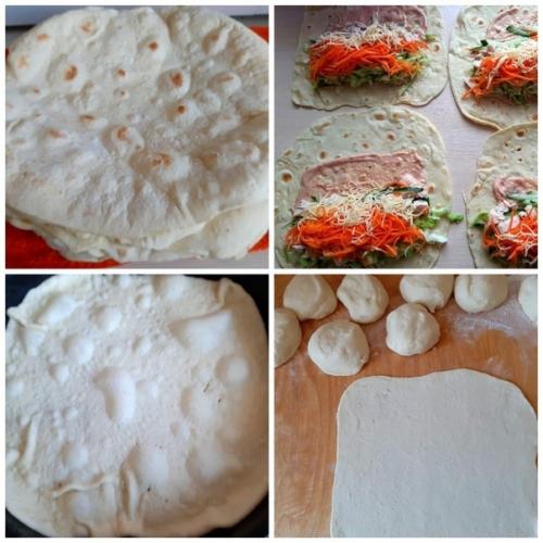 Мини - шаурма.  Отличный рецепт приготовления наивкуснейшей мини - шаурмы. 05