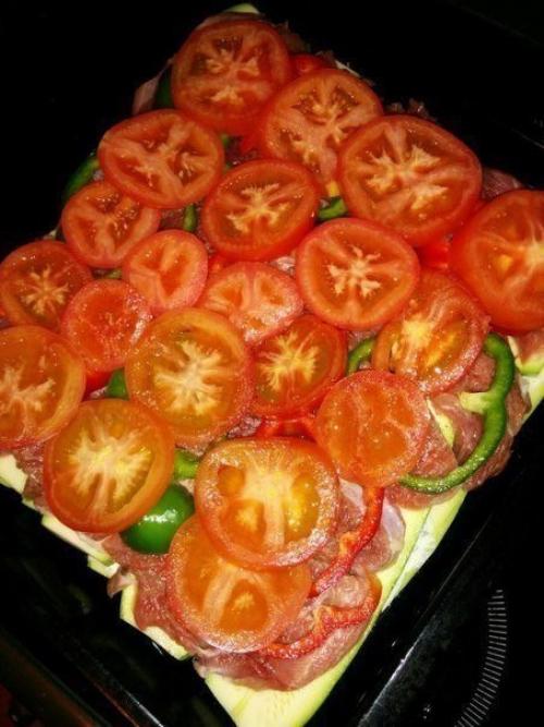 Овощная запеканка с мясом. 05