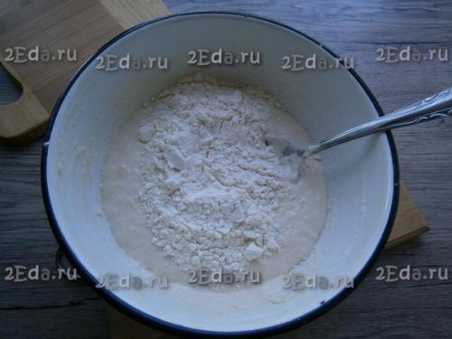 Заварное тесто без яиц для чебуреков. 02 Заварное тесто без яиц для чебуреков. 02