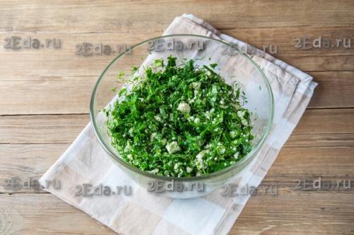 Кутабы с брынзой и зеленью. 02 Кутабы с брынзой и зеленью. 02