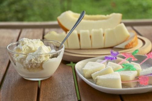 Мороженое из дыни.