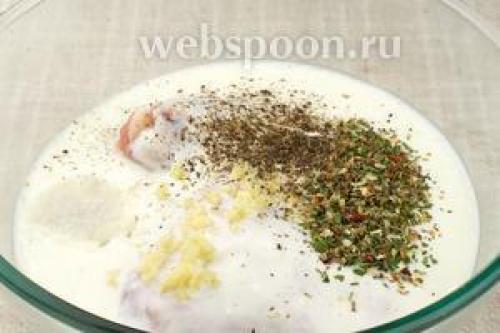 Курица в кефире с картофелем. 02 Курица в кефире с картофелем. 02