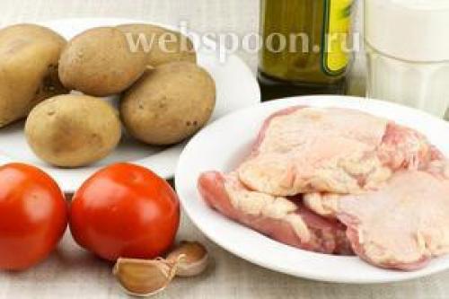 Курица в кефире с картофелем. 01 Курица в кефире с картофелем. 01