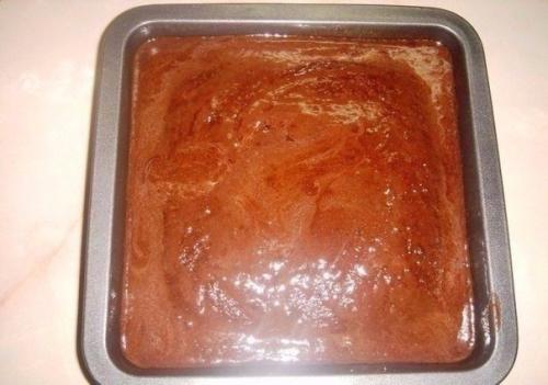 Необычное пирожное!   Этот рецепт удивил меня настолько, что соорудила такое пирожное прямо ночью, оторвавшись от компа. 03