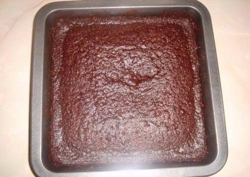 Необычное пирожное!   Этот рецепт удивил меня настолько, что соорудила такое пирожное прямо ночью, оторвавшись от компа. 04