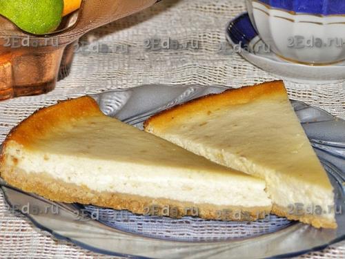 Чизкейк из творога с печеньем в духовке. 07 Чизкейк из творога с печеньем в духовке. 07