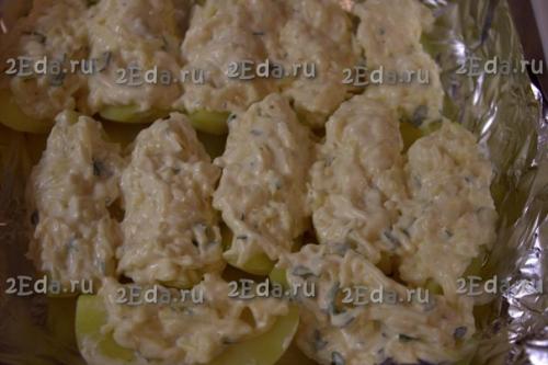 Картошка под сыром с майонезом в духовке. 06 Картошка под сыром с майонезом в духовке. 06