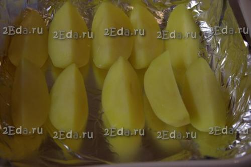 Картошка под сыром с майонезом в духовке. 05 Картошка под сыром с майонезом в духовке. 05