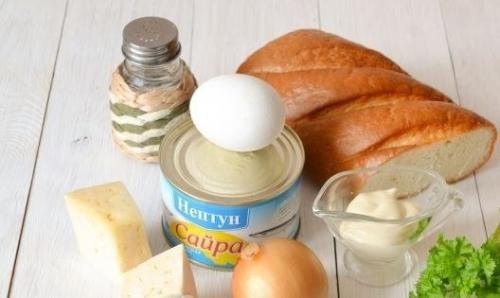 Горячие бутерброды с сайрой. 02 Горячие бутерброды с сайрой. 02