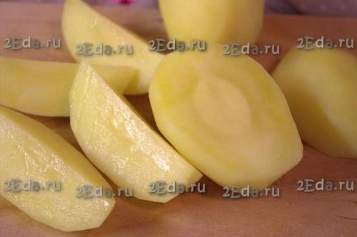 Картошка под сыром с майонезом в духовке. 02 Картошка под сыром с майонезом в духовке. 02