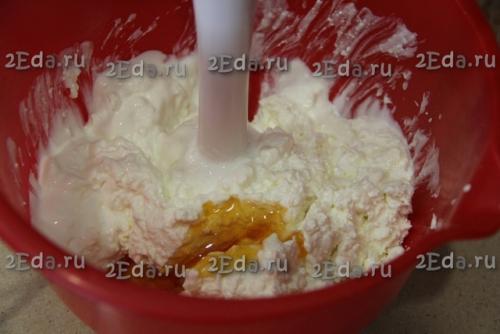 Блинный пирог с творогом. 04