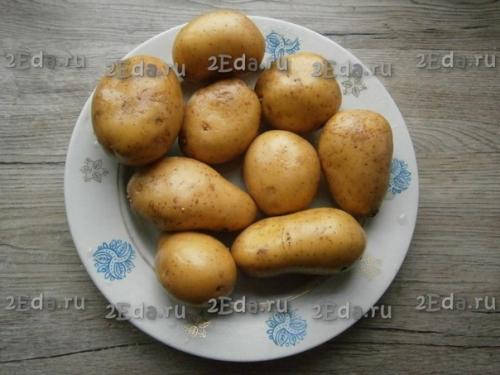 Картофель, запеченный с сыром в фольге. 01