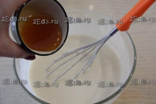 Блинный пирог с творогом. 02