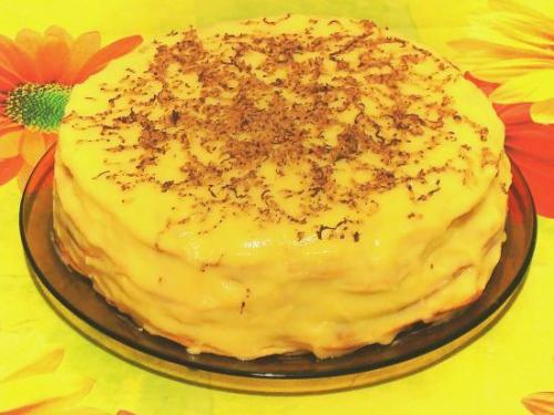 Вкусный торт с творожным заварным кремом сказочно. 04