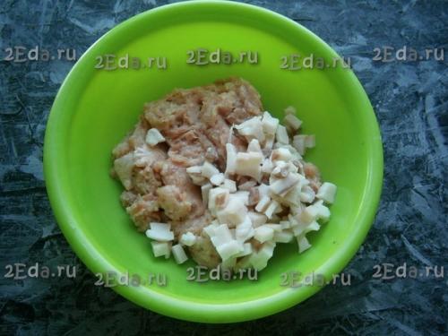 Домашняя куриная колбаса в пищевой пленке. 03