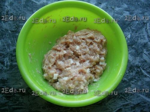 Домашняя куриная колбаса в пищевой пленке. 04