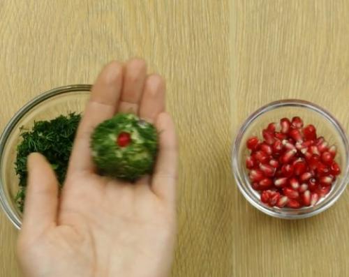 Салатные шарики с селёдкой. 07