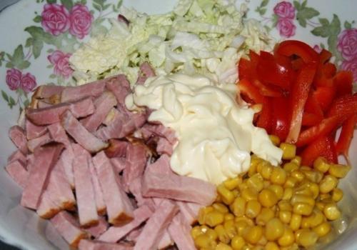 Салат из пекинской капусты. 05