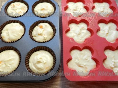 Творожные кексы в формочках. 05