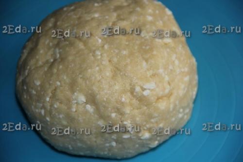 Пирог из творожного теста с вареньем. 03