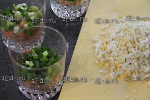 Салат Королевская Шуба с красной рыбой. 02