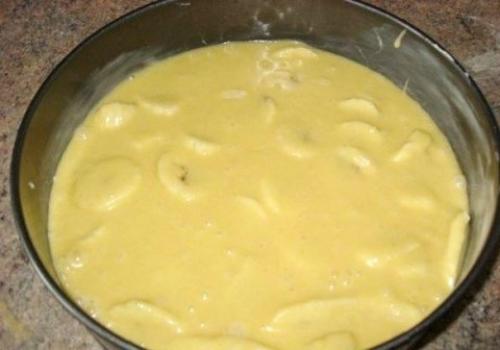 Пирог с бананами. 06