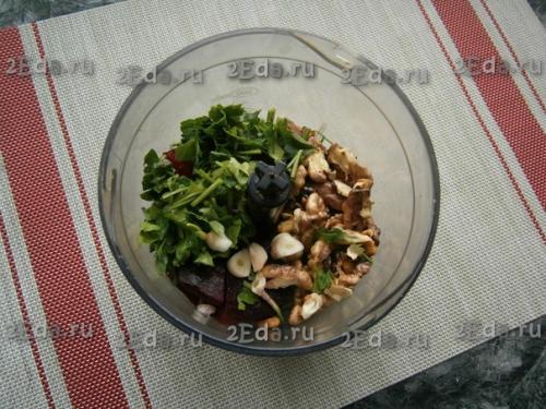 Пхали из свеклы по-грузински с орехами. 02 Пхали из свеклы по-грузински с орехами. 02