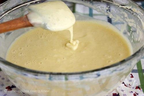 Медовик на кефире. 01