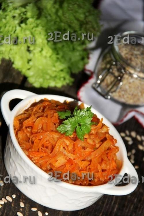 Капуста с перловкой в мультиварке. 08 Капуста с перловкой в мультиварке. 08