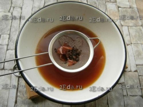 Скумбрия, соленая в луковой шелухе и чае. 02 Скумбрия, соленая в луковой шелухе и чае. 02