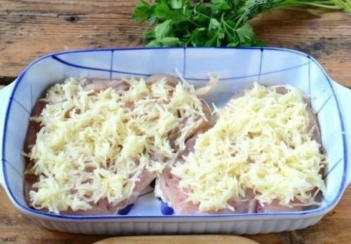 Куриная грудка в шубке под сыром. 02 Куриная грудка в шубке под сыром. 02