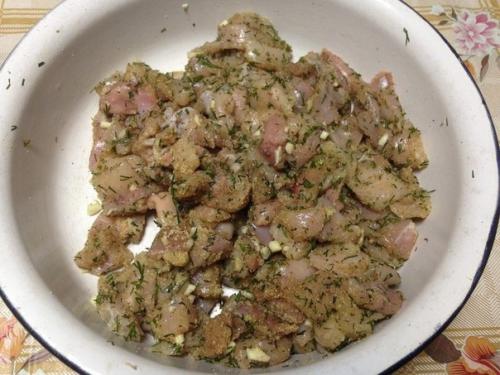 Мраморный рулет из курицы. 04 Мраморный рулет из курицы. 04